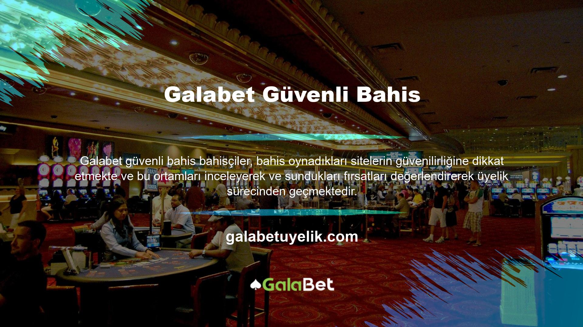 Bahis sitesi Galabet, ana sayfasındaki geniş hizmet seçenekleri ile canlı oyun ve casino sektörüne hitap eden diğer bahis sitelerine göre üyenin deneyimine daha fazla değer verdiğini göstermektedir